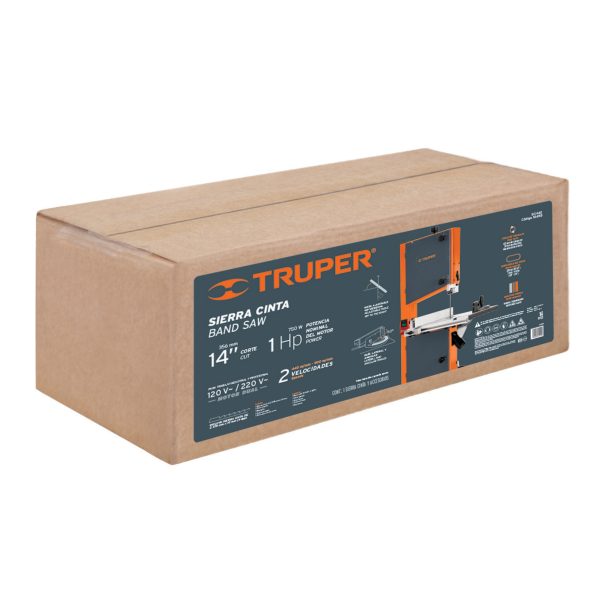 16458 - Sierra cinta 14', 1 HP (750 W), Truper