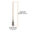 18650 - Raspador forjado de 4', mango largo de 54', Truper