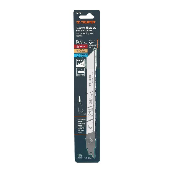 10791 - Blíster con 2 seguetas sierra sable 9' 10-14 DPP uso general