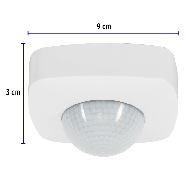 48172 - Sensor de movimiento para techo, alcance 20 m, Volteck