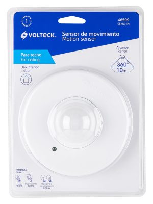 SEMO-INE1.jpg 46599 - Sensor de movimiento para techo, alcance 10 m, Volteck