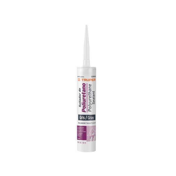 12905 - Sellador de poliuretano de 280 ml, gris, Truper