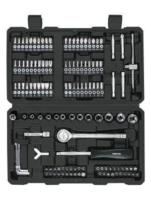 SET-130.jpg 26091 - Juego de 130 herramientas 1/4' para mecánico, Pretul