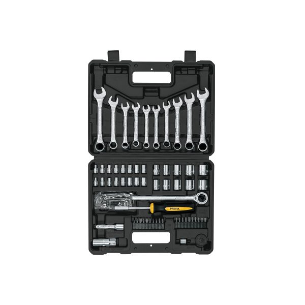 22981 - Juego de 70 herramientas 1/4' y 3/8' para mecánico, Pretul