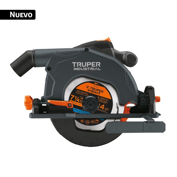 103740 - Sierra circular 7-1/4' 1800W, TRUPER INDUSTRIAL