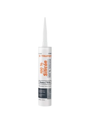 17560 - Sellador blanco 100% silicón de 280 ml, Truper