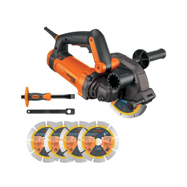 103474 - Sierra ranuradora de concreto, 5', 1400 W, prof, Truper
