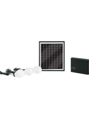 45870 - Sistema de iluminación Solar 6 W con 3 lámparas LED, VOLTECK