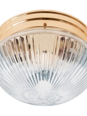 46627 - Luminario decorativo 15x24 cm pantalla cristal, s/lámparas