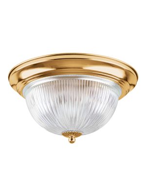 46626 - Luminario decorativo 15x28 cm pantalla cristal, s/lámparas