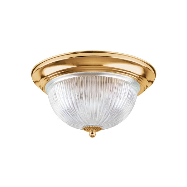 46626 - Luminario decorativo 15x28 cm pantalla cristal, s/lámparas