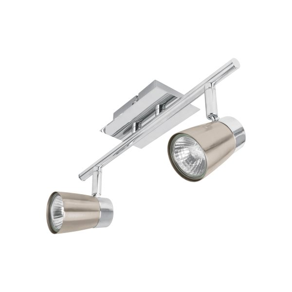 48433 - Luminario de sobreponer con 2 spots base GU10, Volteck