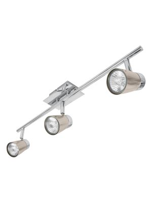 48434 - Luminario de sobreponer con 3 spots base GU10, Volteck