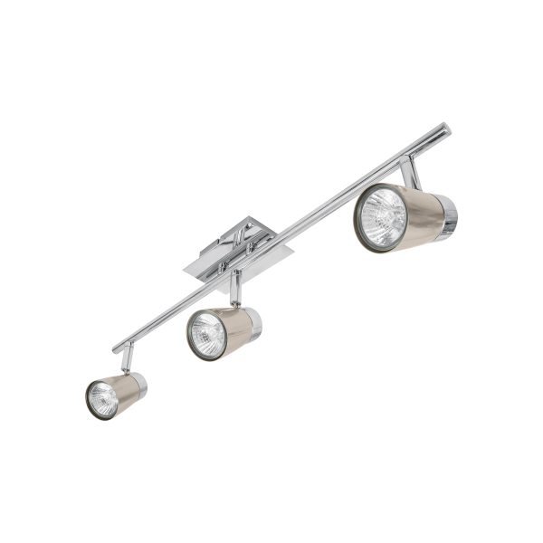 48434 - Luminario de sobreponer con 3 spots base GU10, Volteck