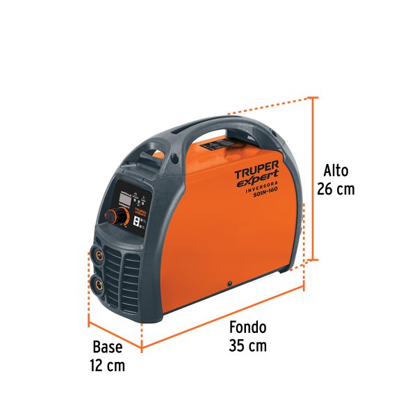 13694 - Soldadora inversora 160A, 220V, TRUPER