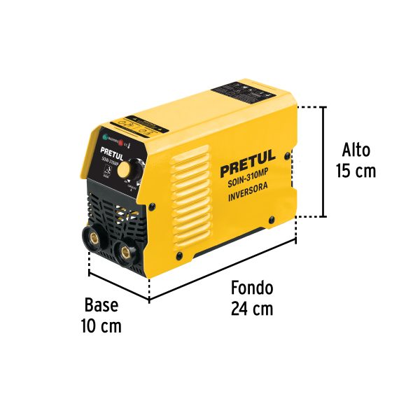 29017 - Mini soldadora inversora 100A, Serie 300, 127V, PRETUL