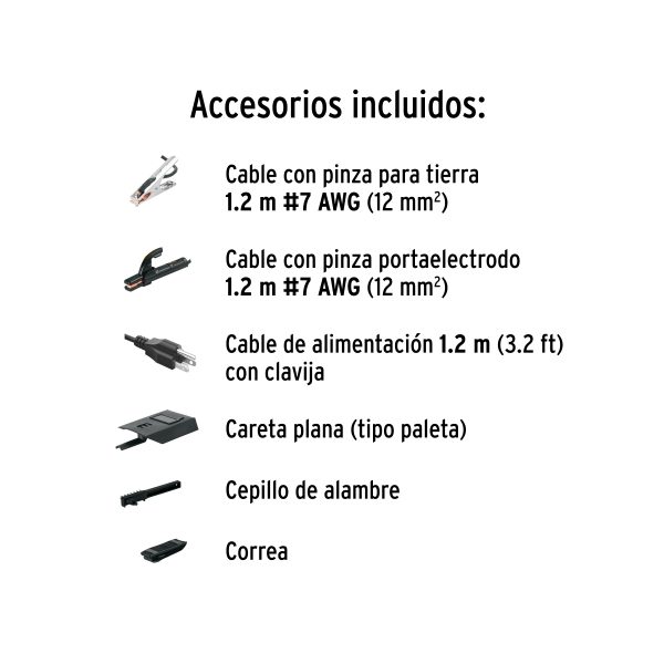 29018 - Mini soldadora inversora 120A, Serie 500, 127V, PRETUL