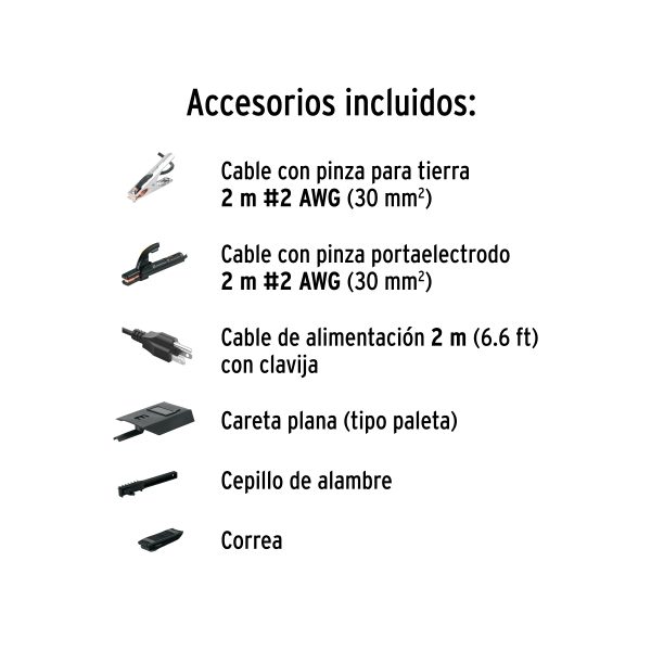 29072 - Soldadora inversora Bi-voltaje 200A, Serie 500, PRETUL