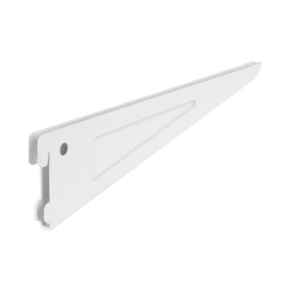 47714 - Ménsula plana blanca para cremallera doble, 27cm, Fiero