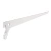 47709 - Ménsula plana blanca para cremallera sencilla, 30cm, Fiero