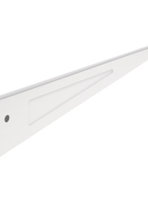 47716 - Ménsula plana blanca para cremallera doble, 37cm, Fiero