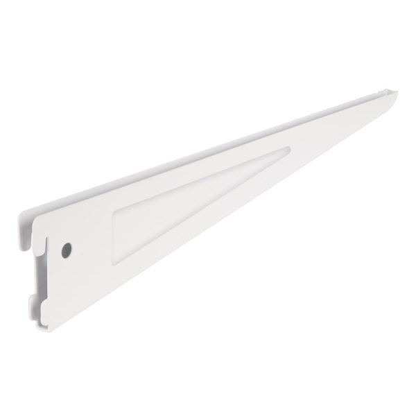 47716 - Ménsula plana blanca para cremallera doble, 37cm, Fiero