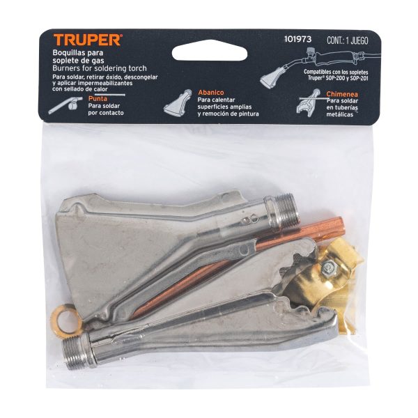 101973 - Juego de 3 boquillas para soplete, TRUPER