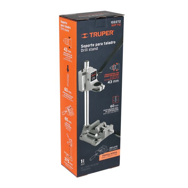 102272 - Soporte vertical para taladro 3/8'-1/2', Truper