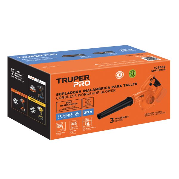 103266 - Sopladora para taller, 20V, sin accesorios, PRO