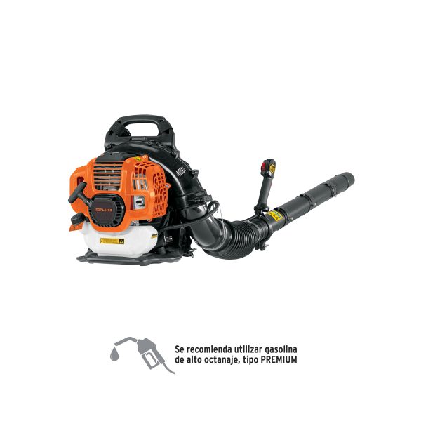 102970 - Sopladora con motor de 53cc a gasolina, tipo mochila, Truper