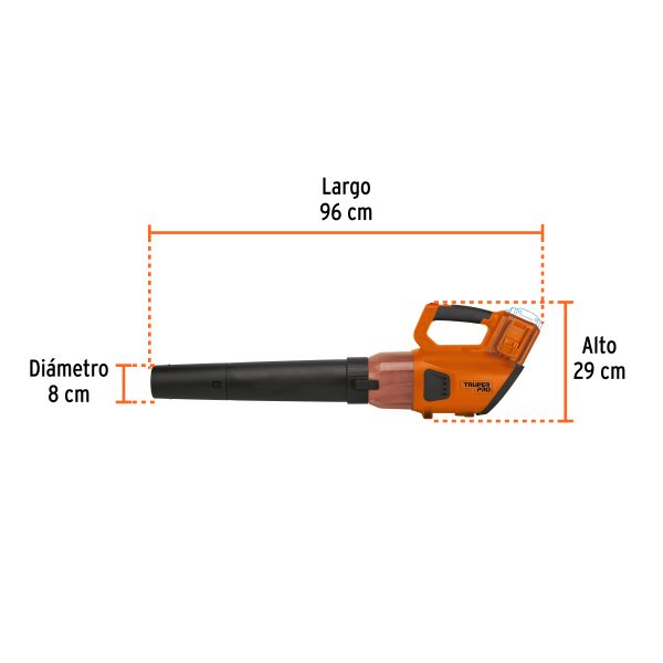 103555 - Sopladora inalámbrica 40V, sin accesorios, TRUPER PRO