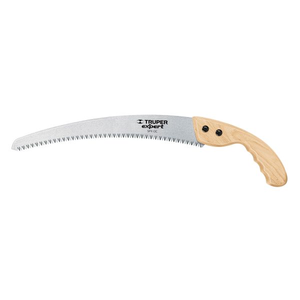 100121 - Serrucho de poda 13',hoja curva,7 DPP, mango madera, EXPERT