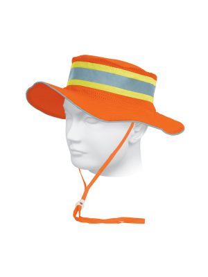 14009 - Sombrero naranja alta visibilidad con reflejante, Truper