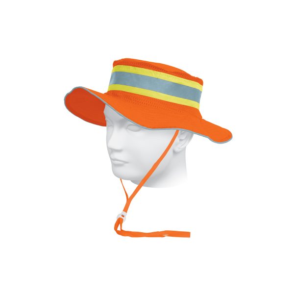 14009 - Sombrero naranja alta visibilidad con reflejante, Truper