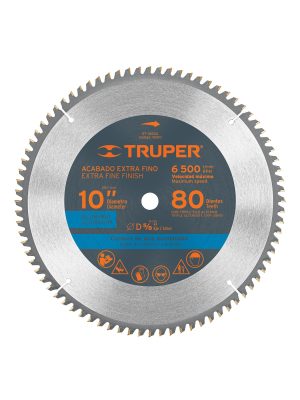 ST-1080A.jpg 18310 - Disco sierra 10' para aluminio, 80 dientes centro 5/8'