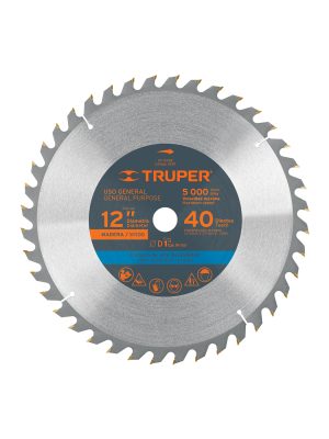 ST-1240E.jpg 18311 - Disco sierra 12' para madera, 40 dientes centro 1', Truper