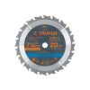 18299 - Disco sierra 7- 1/4' para madera, 20 dientes centro 5/8'
