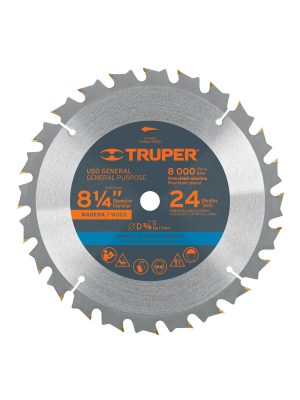 18302 - Disco sierra 8-1/4' para madera, 24 dientes centro 5/8'