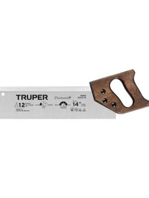 18166 - Serrucho de costilla 14' Diamante, 9 DPP, TRUPER