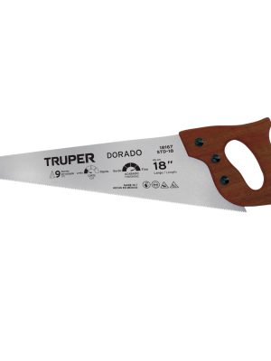 18167 - Serrucho 18' Dorado, 9 DPP, Truper