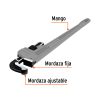 15846 - Llave stilson 24' cuerpo de aluminio, Truper
