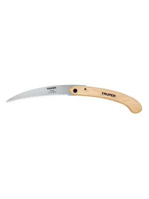 18178 - Serrucho plegable 10' hoja curva 6 DPP, mango madera, Truper