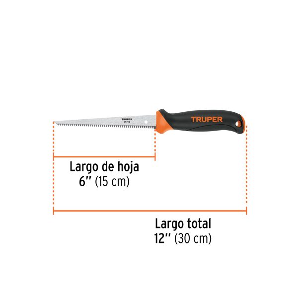 18174 - Serrucho de 6' para plafón y muros de yeso, Truper
