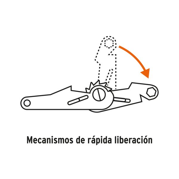 101831 - Juego de 2 sujetadores con matraca carga máxima 1500 kg