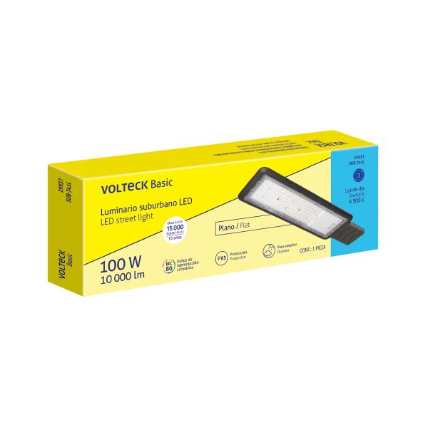 29937 - Luminario suburbano de LED 100 W, VOLTECK BASIC