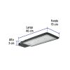 29937 - Luminario suburbano de LED 100 W, VOLTECK BASIC