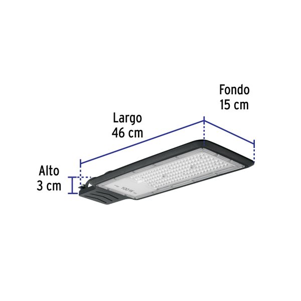 29937 - Luminario suburbano de LED 100 W, VOLTECK BASIC