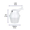 47039 - Luminario suburbano de ABS 65 W sensor de luz, sin lámpara