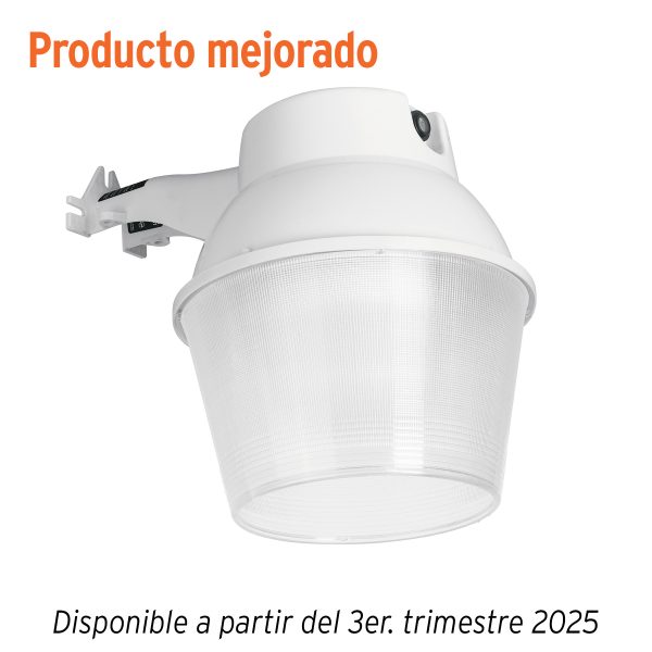 46603 - Luminario suburbano de ABS 65 W sensor de luz, con lámpara