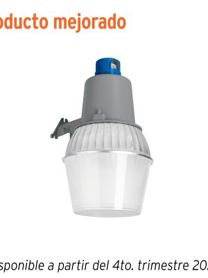 SUB-821F.jpg 47267 - Luminario suburbano metálico 65 W sensor de luz, con lámpara